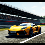 Prompt 1: Realistic Racing Game Brand Immersion**