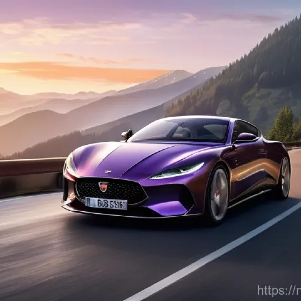 오픈월드 레이싱게임 - **Prompt:** A highly detailed and photorealistic image of a sleek, modern European sports car, perha...